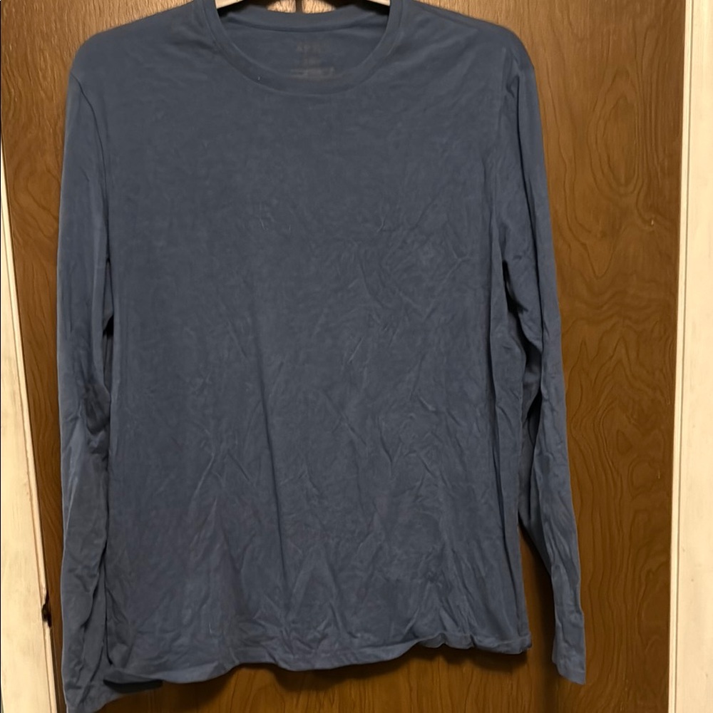 Men's Apt 9 Blue Long Sleeve Shirt size XL